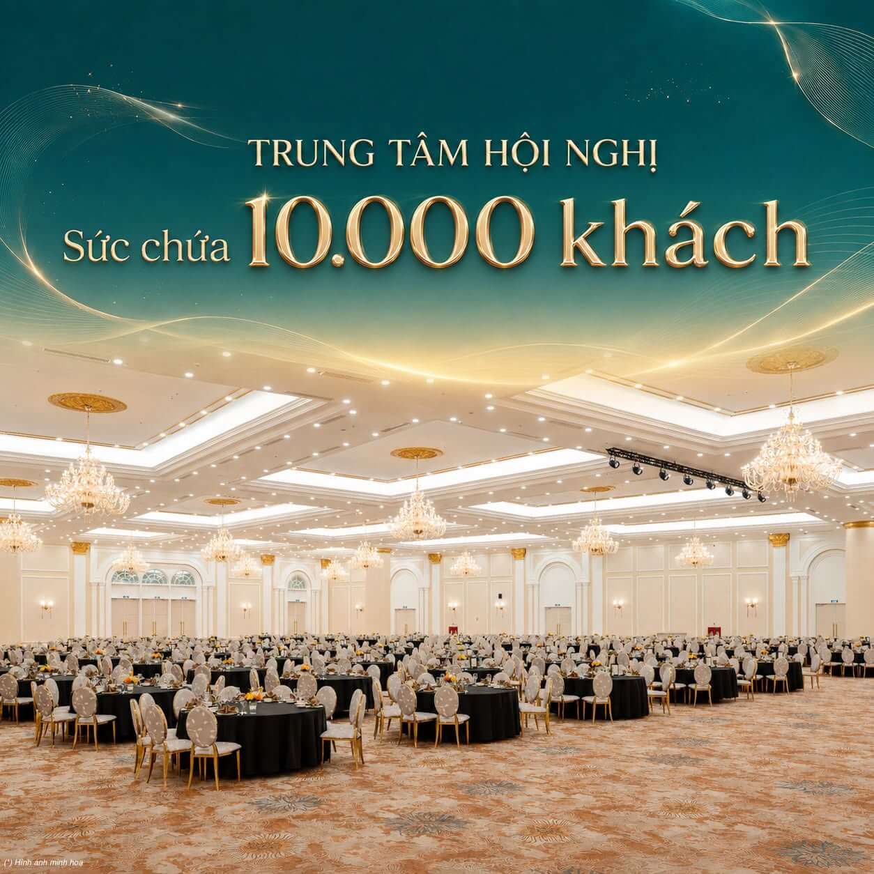 Nhà hát Sóng Xanh Vịnh Tiên 7 Sở hữu Trung tâm Hội nghị gần 10.000 khách